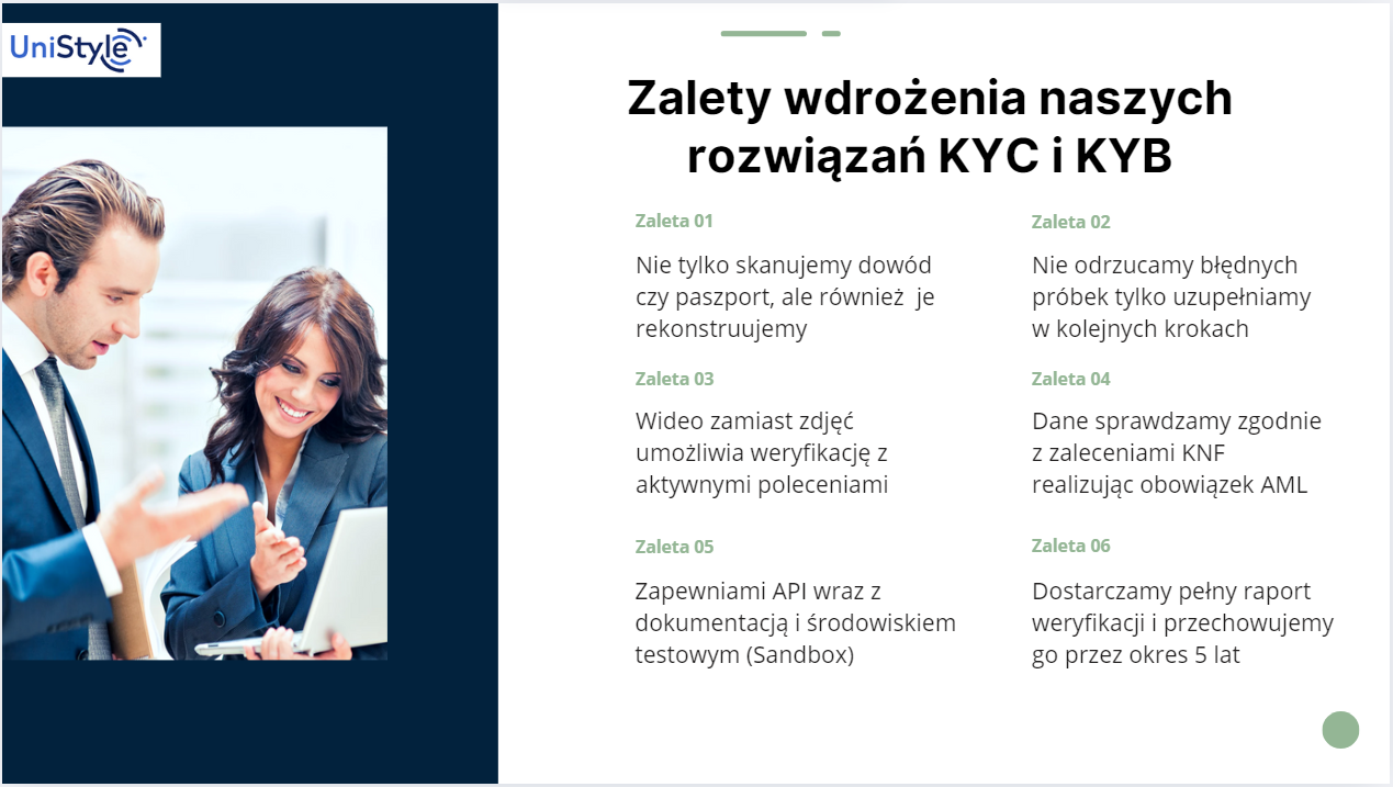 Zalety KYC KYB