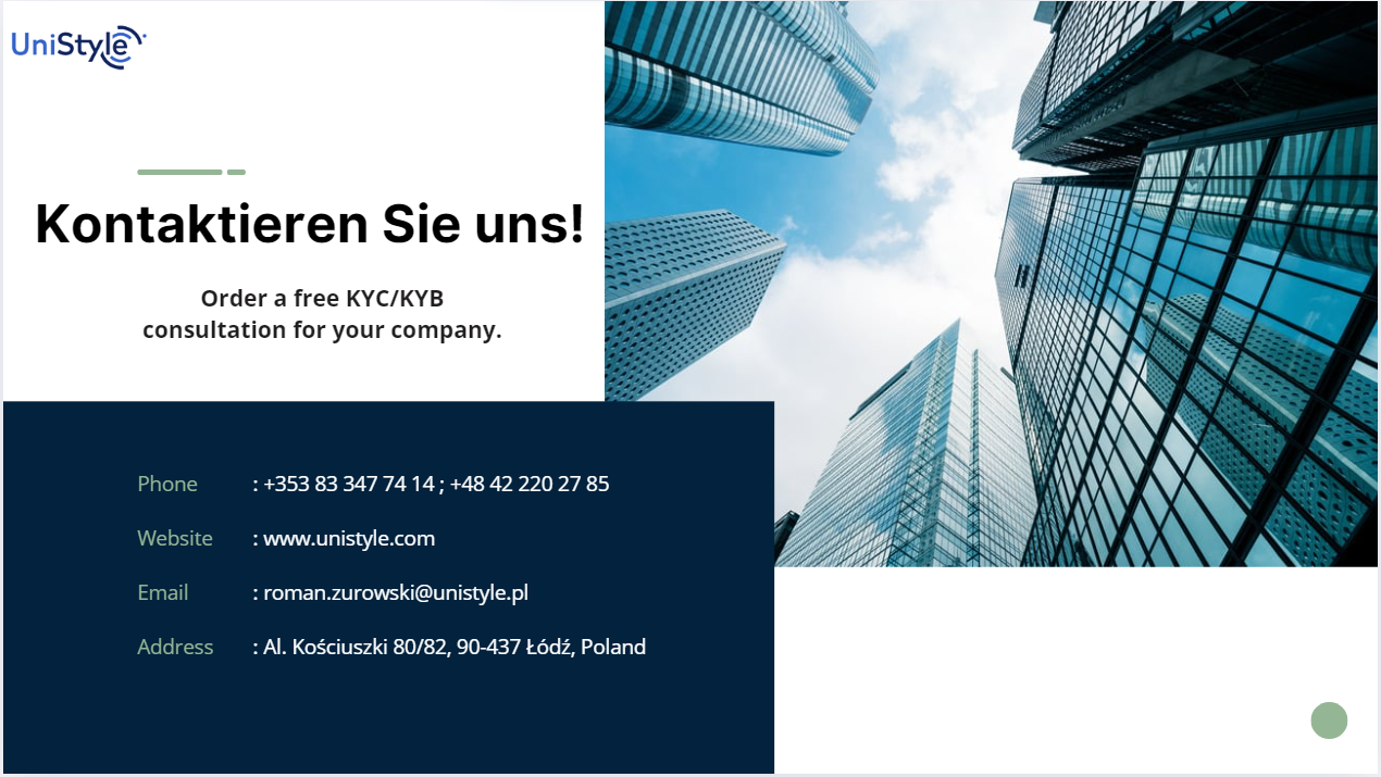 Fordern Sie eine kostenlose KYC-/KYB-Beratung